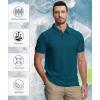 imageZITY 5 Pack Mens Polo Shirt Short Sleeve Sports Golf Tennis TShirt MoistureWicking Summer ShirtsBlack Grey White Blue Duckblue