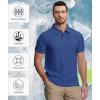 imageZITY 5 Pack Mens Polo Shirt Short Sleeve Sports Golf Tennis TShirt MoistureWicking Summer ShirtsBlack Winered Black Blue Black