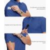 imageZITY 5 Pack Mens Polo Shirt Short Sleeve Sports Golf Tennis TShirt MoistureWicking Summer ShirtsBlack Winered Black Blue Black