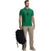 imageZITY Mens 2 Pack Polo Shirts Short Sleeve Performance Sports Golf Shirt for Men Tactical ShirtGrassgreen Lightkhaki