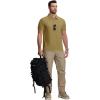 imageZITY Mens 2 Pack Polo Shirts Short Sleeve Performance Sports Golf Shirt for Men Tactical ShirtKhaki Grey
