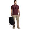 imageZITY Mens 2 Pack Polo Shirts Short Sleeve Performance Sports Golf Shirt for Men Tactical ShirtTealblue Winered