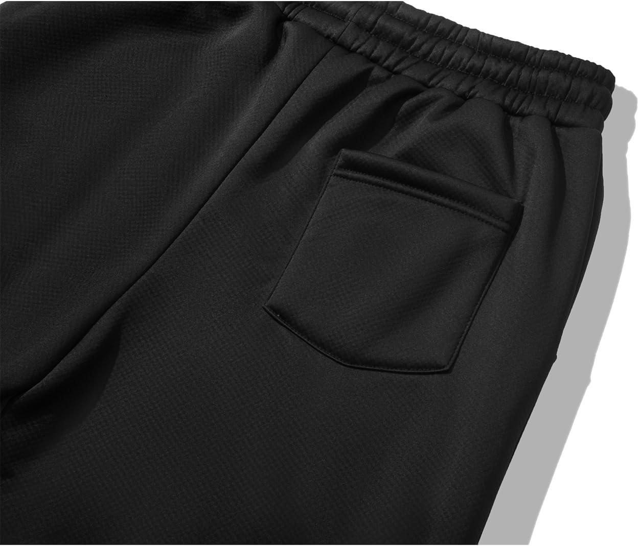 imageZITY Mens Thick Fleece Winter Pants Heavyweight Warm Sherpa Lined Athletic Jogger Sweatpants with PocketsBronze Black