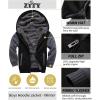 imageZITY Boys Zip Up Hoodie Fleece Jacket Kids Sherpa Lined Sweatshirts Outerwear Unisex Warm Winter Coat 615 Years OldDark Black Grey
