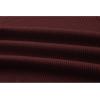 imageZITY Long Sleeve Henley Shirts for Men Casual Waffle Thermal Fashion Pullover 3Button TShirt with PocketZburgundy