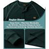 imageZITY Long Sleeve Henley Shirts for Men Casual Waffle Thermal Fashion Pullover 3Button TShirt with PocketZdark Blackish Green