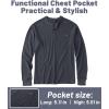 imageZITY Long Sleeve Henley Shirts for Men Casual Waffle Thermal Fashion Pullover 3Button TShirt with PocketZdark Grey