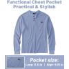 imageZITY Long Sleeve Henley Shirts for Men Casual Waffle Thermal Fashion Pullover 3Button TShirt with PocketZhaze Blue
