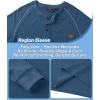 imageZITY Long Sleeve Henley Shirts for Men Casual Waffle Thermal Fashion Pullover 3Button TShirt with PocketZindigo