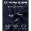 imageZITY Long Sleeve Henley Shirts for Men Casual Waffle Thermal Fashion Pullover 3Button TShirt with PocketZnavy Blue
