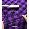 imageZITY 3 Pack Mens Flannel Hoodie Shirts Long Sleeve Casual Vintage Button Down Plaid Shirt Jacket with PocketDeepbluebeige Purple Yellownavy