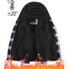 imageZITY Boys Flannel Shirt Jacket Fleece Sherpa Lined Plaid Jackets Unisex Coat Full Zip Hoodie Girls Winter Outwear 615 YearsCoffee Brown