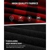 imageZITY Boys Flannel Shirt Jacket Fleece Sherpa Lined Plaid Jackets Unisex Coat Full Zip Hoodie Girls Winter Outwear 615 YearsRed Black