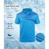imageZITY Golf Polo Shirts for Men Short Sleeve Athletic Tennis TShirtBlue Purple