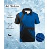 imageZITY Golf Polo Shirts for Men Short Sleeve Athletic Tennis TShirtDiamond Blue