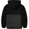 imageZITY Jacket for Boy Heavyweight Fleece Hoodie Full Zip Up Thick Sherpa Lined Casual Sweatshirt with PocketBlack Grey