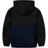 imageZITY Jacket for Boy Heavyweight Fleece Hoodie Full Zip Up Thick Sherpa Lined Casual Sweatshirt with PocketBlack Navy