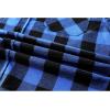 imageZITY Mens Flannel Hoodie Shirts Casual Button Down Plaid Shirt Jackets for Men Long Sleeve Stylish Hooded with PocketBlue