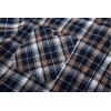 imageZITY Mens Flannel Hoodie Shirts Casual Button Down Plaid Shirt Jackets for Men Long Sleeve Stylish Hooded with PocketNavy Grey White