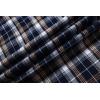 imageZITY Mens Flannel Hoodie Shirts Casual Button Down Plaid Shirt Jackets for Men Long Sleeve Stylish Hooded with PocketNavy Grey White