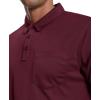 imageZITY 3 Pack Polo Shirts for Men with Pocket Short Sleeve Moisture Wicking Outdoor Tactical Shirt Summer CasualRoyal Bluewine Redblack