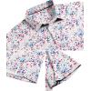 imageZITY Mens Golf Shirts Short Sleeve Print Patterns Performance Moisture Wicking Polo ShirtBlue Pink Splatters Paint