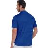 imageZITY Mens Golf Shirts Short Sleeve Print Patterns Performance Moisture Wicking Polo ShirtBlue Sea Fish