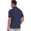 imageZITY Mens Golf Shirts Short Sleeve Print Patterns Performance Moisture Wicking Polo ShirtNavy Love