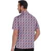imageZITY Mens Golf Shirts Short Sleeve Print Patterns Performance Moisture Wicking Polo ShirtRed Maple Leaf