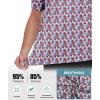 imageZITY Mens Golf Shirts Short Sleeve Print Patterns Performance Moisture Wicking Polo ShirtRed Maple Leaf