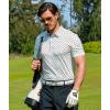 imageZITY Mens Golf Shirts Short Sleeve Print Patterns Performance Moisture Wicking Polo ShirtWhite Wine Glass