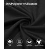 imageZITY Mens Polo Shirts Quarter Zip Shirts Casual Classic Lightweight Short Sleeve Golf Collared Shirt with PocketBlack