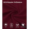 imageZITY Mens Polo Shirts Quarter Zip Shirts Casual Classic Lightweight Short Sleeve Golf Collared Shirt with PocketBurgundy