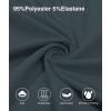 imageZITY Mens Polo Shirts Quarter Zip Shirts Casual Classic Lightweight Short Sleeve Golf Collared Shirt with PocketDark Grey