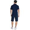 imageZITY Mens Polo Shirts Quarter Zip Shirts Casual Classic Lightweight Short Sleeve Golf Collared Shirt with PocketNavy