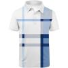 White Blue Stripes