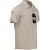 imageZITY Mens Polo Shirt Short Sleeve Sports Tactical TShirt Athletic Golf Polos Daily Casual Stylish Collared Shirts for MenLightkhaki