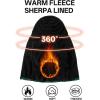 imageZITY Boys Fleece Jacket Sherpa Lined Hoodie Zip Up Sweatshirt Warm Outerwear Winter Coat for Kids 615 YearsBlack Green