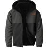 imageZITY Boys Fleece Jacket Sherpa Lined Hoodie Zip Up Sweatshirt Warm Outerwear Winter Coat for Kids 615 YearsGrey Black