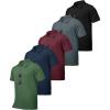 Black Gray Navy Green Red