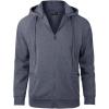 imageZITY Hoodies for Men Zip Up Slim Fit Long Sleeve Lightweight Hooded Sweatshirt With Pocket0019darkgrey