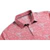 imageZITY Select Golf Shirts for Men Short Sleeve UPF 50 Print Performance Polo Moisture Wicking Funny Golf Collared ShirtsPink Splash