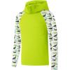imageZITY Boys Rash Guard Hooded Fishing Shirt Kids UPF 50 Long Sleeve Sun Hoodie Youth UV Protection Beach Swim ShirtsFluorescent Green